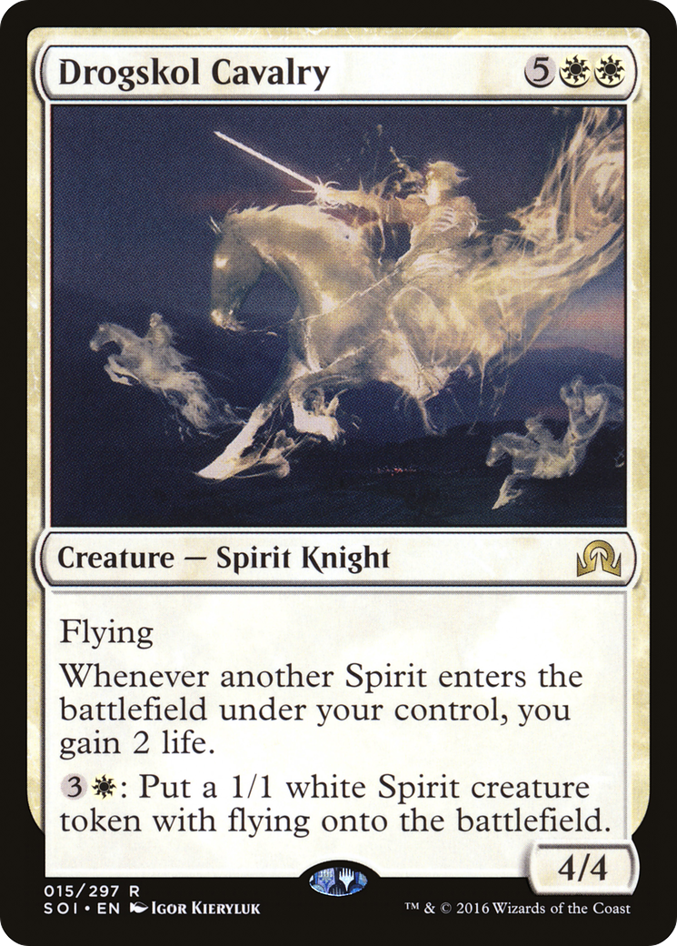 Drogskol Cavalry (SOI-015) - Shadows over Innistrad - Premium MTG Single from Wizards of the Coast - Just $0.08! Shop now at Game Crave Tournament Store
