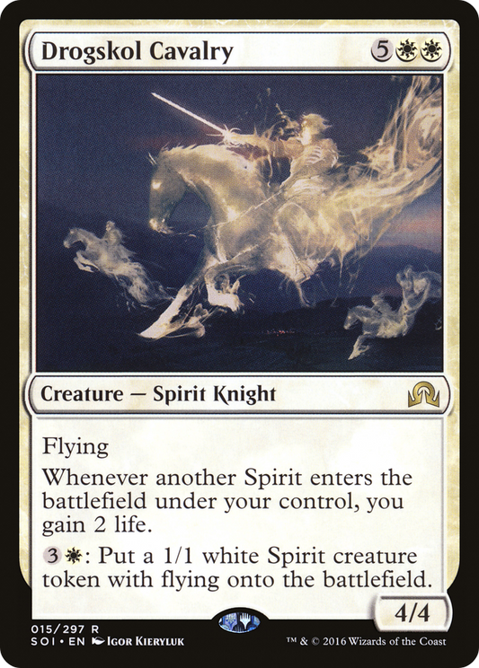 Drogskol Cavalry (SOI-015) - Shadows over Innistrad - Premium MTG Single from Wizards of the Coast - Just $0.08! Shop now at Game Crave Tournament Store