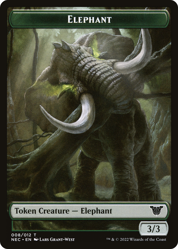 Elephant (TNEC-008) - Neon Dynasty Commander Tokens - Premium MTG Single from Wizards of the Coast - Just $0! Shop now at Game Crave Tournament Store
