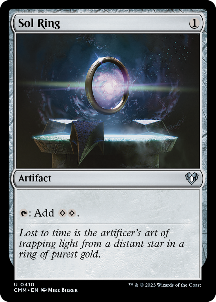 Sol Ring (CMM-410) - Commander Masters Foil - Premium MTG Single from Wizards of the Coast - Just $0.92! Shop now at Game Crave Tournament Store