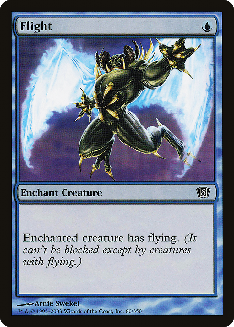 Flight (8ED-80★) - Eighth Edition Foil - Premium MTG Single from Wizards of the Coast - Just $0.08! Shop now at Game Crave Tournament Store