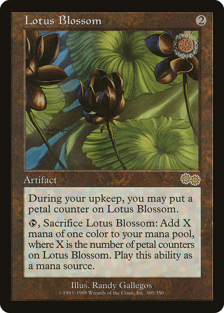 Lotus Blossom (USG-300) - Urza's Saga - Premium MTG Single from Wizards of the Coast - Just $0.49! Shop now at Game Crave Tournament Store