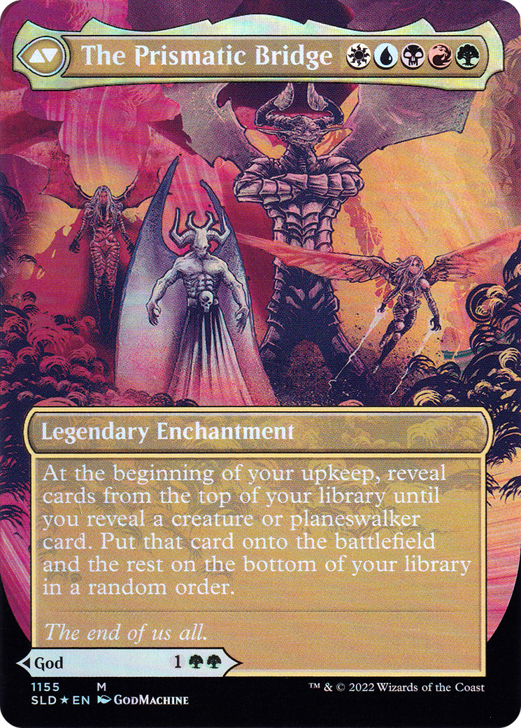 Esika, God of the Tree // The Prismatic Bridge (SLD-1155) - Secret Lair Drop (Borderless) Foil - Premium MTG Single from Wizards of the Coast - Just $28.62! Shop now at Game Crave Tournament Store