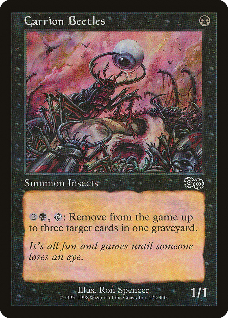 Carrion Beetles (USG-122) - Urza's Saga - Premium MTG Single from Wizards of the Coast - Just $0.08! Shop now at Game Crave Tournament Store