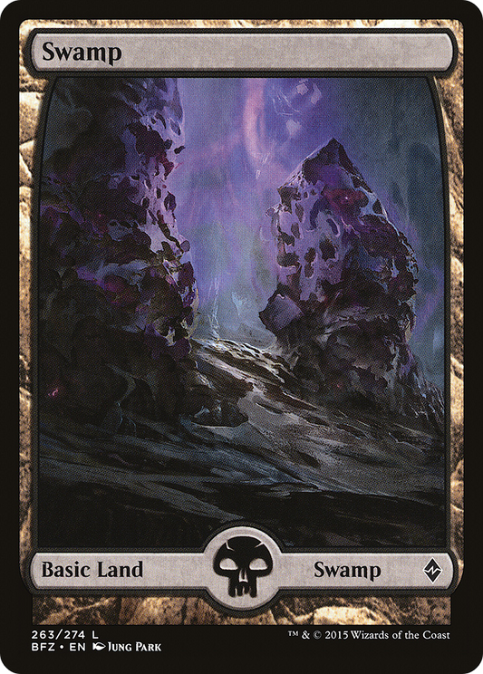 Swamp (BFZ-263) - Battle for Zendikar - Premium MTG Single from Wizards of the Coast - Just $0.08! Shop now at Game Crave Tournament Store