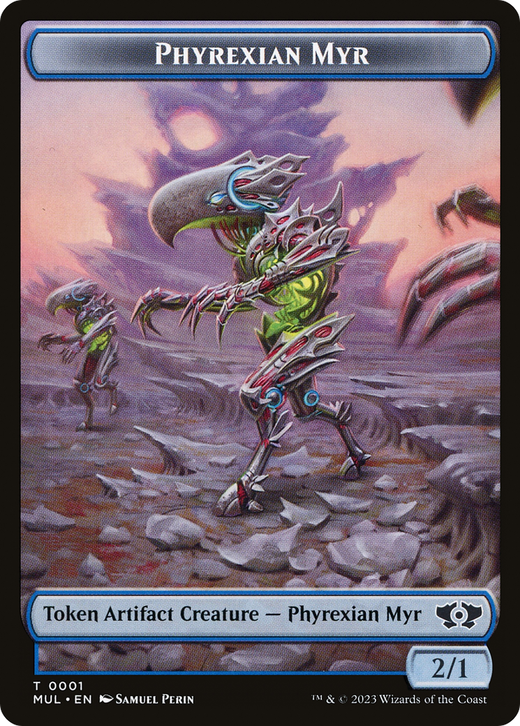 Phyrexian Myr (TMUL-001) - Multiverse Legends Tokens - Premium MTG Single from Wizards of the Coast - Just $0! Shop now at Game Crave Tournament Store