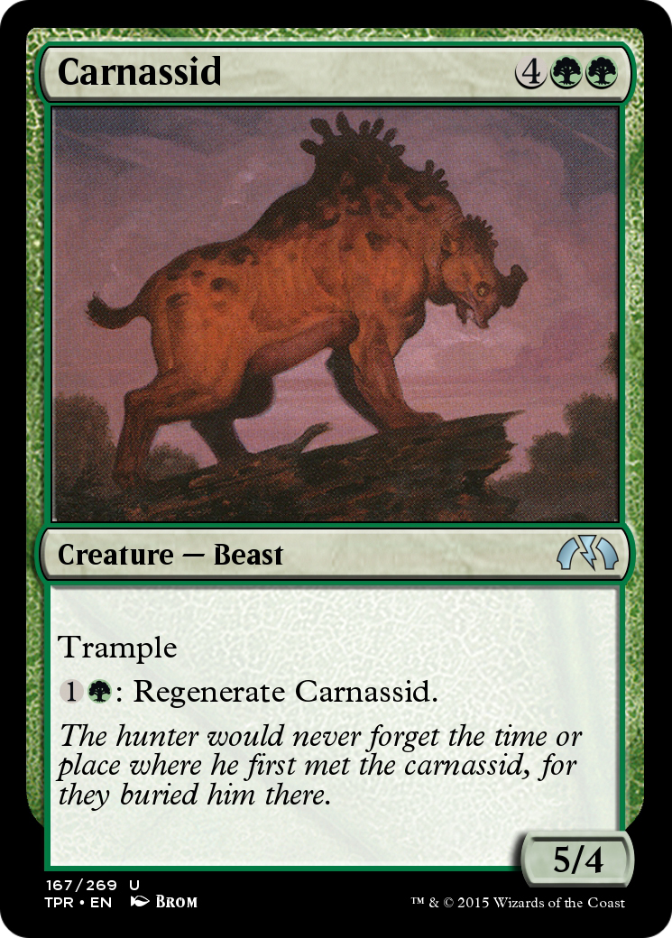 Carnassid (TPR-167) - Tempest Remastered - Premium MTG Single from Wizards of the Coast - Just $0! Shop now at Game Crave Tournament Store
