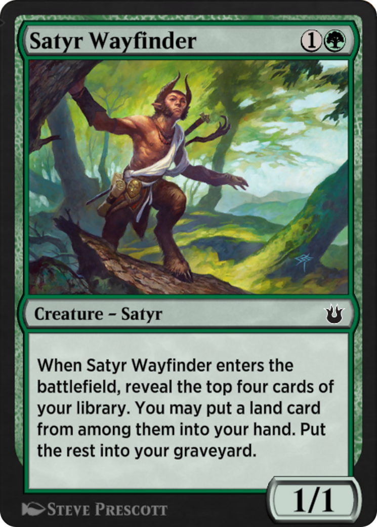 Satyr Wayfinder (EA2-017) - Explorer Anthology 2 - Premium MTG Single from Wizards of the Coast - Just $0! Shop now at Game Crave Tournament Store