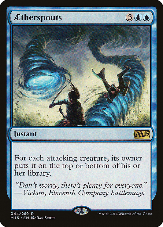 Aetherspouts (M15-044) - Magic 2015 Foil - Premium MTG Single from Wizards of the Coast - Just $1.55! Shop now at Game Crave Tournament Store