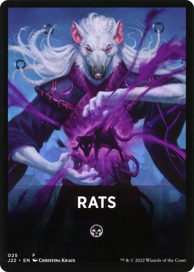 Rats (FJ22-025) - Jumpstart 2022 Front Cards - Premium MTG Single from Wizards of the Coast - Just $0! Shop now at Game Crave Tournament Store