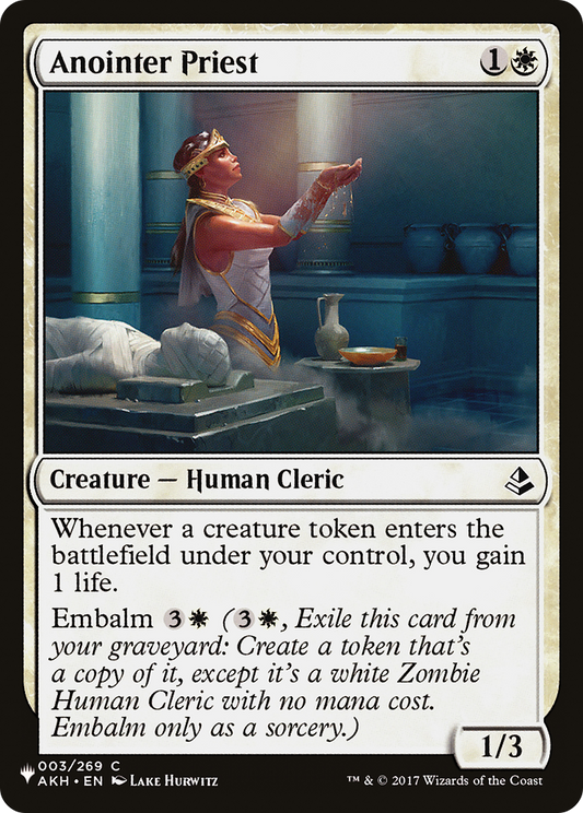 Anointer Priest (PLIST-007) - The List - Premium MTG Single from Wizards of the Coast - Just $0.28! Shop now at Game Crave Tournament Store