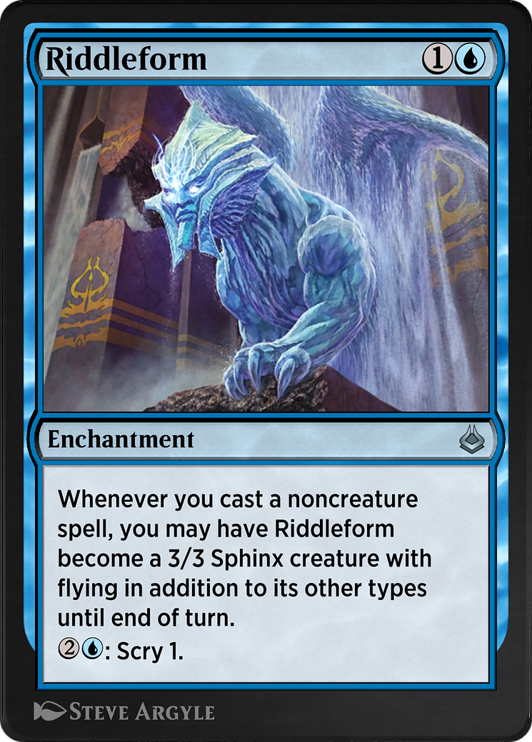 Riddleform (AKR-075) - Amonkhet Remastered - Premium MTG Single from Wizards of the Coast - Just $0! Shop now at Game Crave Tournament Store