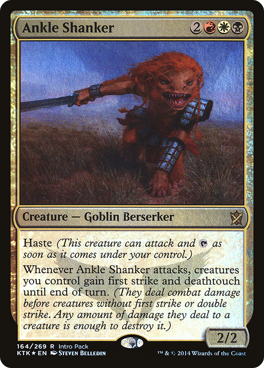 Ankle Shanker (PKTK-164) - Khans of Tarkir Promos Foil - Premium MTG Single from Wizards of the Coast - Just $0.21! Shop now at Game Crave Tournament Store