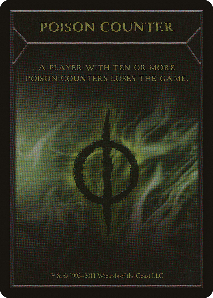 Poison Counter (TNPH-005) - New Phyrexia Tokens - Premium MTG Single from Wizards of the Coast - Just $0.08! Shop now at Game Crave Tournament Store