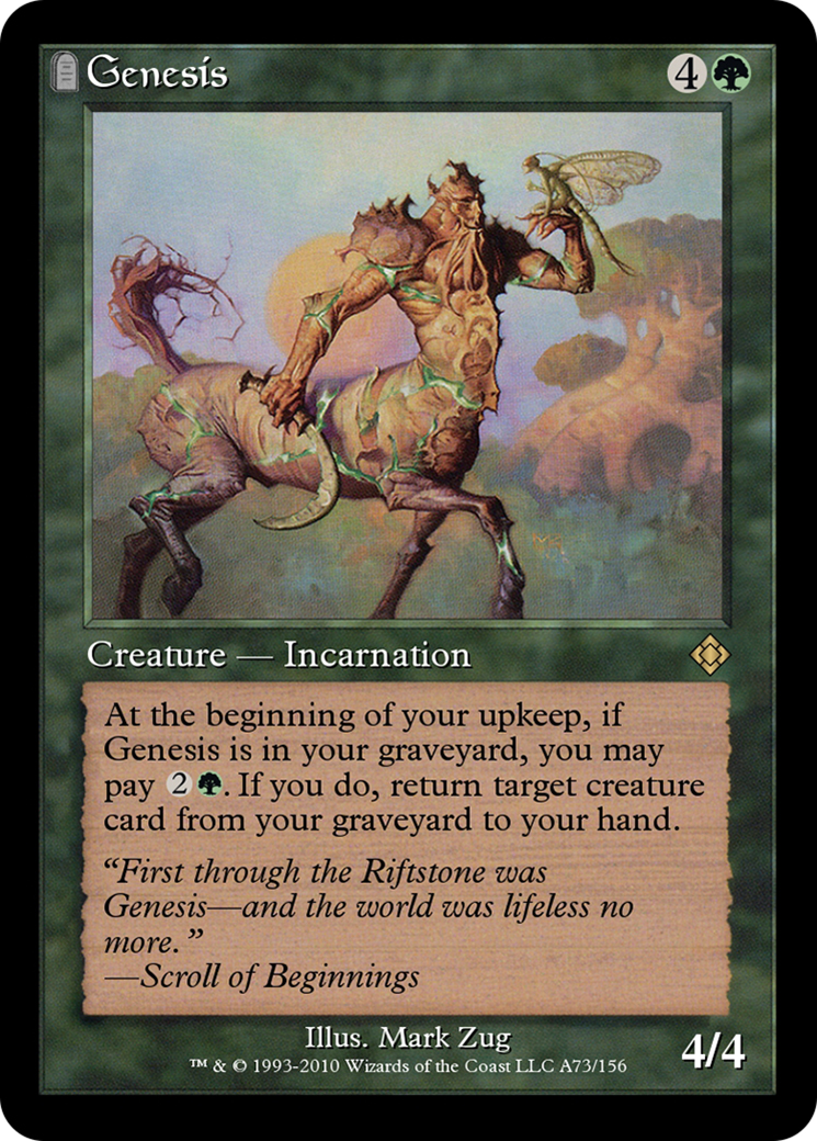 Genesis (TD0-A73) - Magic Online Theme Decks: (tombstone) - Premium MTG Single from Wizards of the Coast - Just $0! Shop now at Game Crave Tournament Store