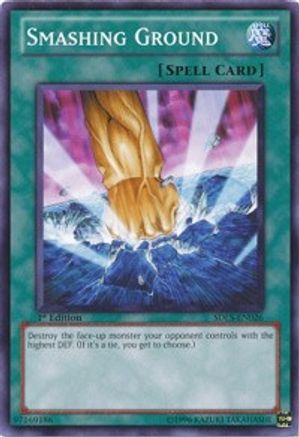 Smashing Ground (SDLS-EN026) - Structure Deck: Lost Sanctuary 1st Edition - Premium Yugioh Single from Konami - Just $0.66! Shop now at Game Crave Tournament Store