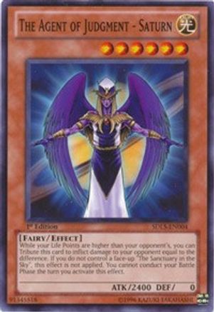 The Agent of Judgment - Saturn (SDLS-EN004) - Structure Deck: Lost Sanctuary 1st Edition - Premium Yugioh Single from Konami - Just $0.25! Shop now at Game Crave Tournament Store