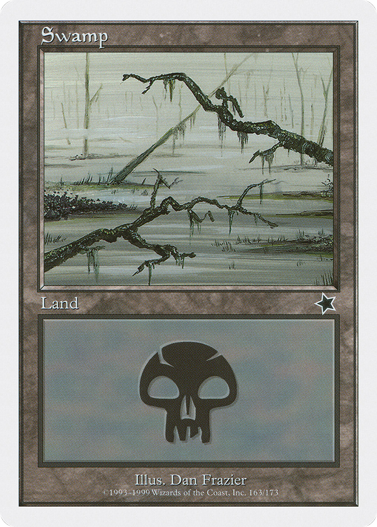 Swamp (S99-163) - Starter 1999 - Premium MTG Single from Wizards of the Coast - Just $0.11! Shop now at Game Crave Tournament Store