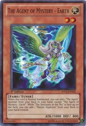 The Agent of Mystery - Earth (SDLS-EN002) - Structure Deck: Lost Sanctuary 1st Edition - Premium Yugioh Single from Konami - Just $0.30! Shop now at Game Crave Tournament Store