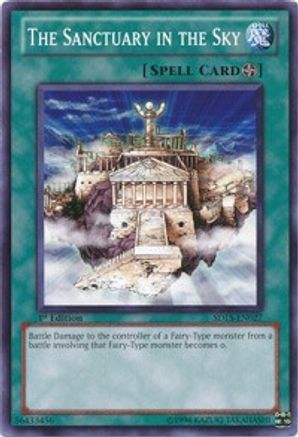 The Sanctuary in the Sky (SDLS-EN027) - Structure Deck: Lost Sanctuary 1st Edition - Premium Yugioh Single from Konami - Just $0.25! Shop now at Game Crave Tournament Store