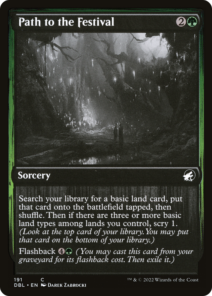Path to the Festival (DBL-191) - Innistrad: Double Feature Foil - Premium MTG Single from Wizards of the Coast - Just $0.25! Shop now at Game Crave Tournament Store