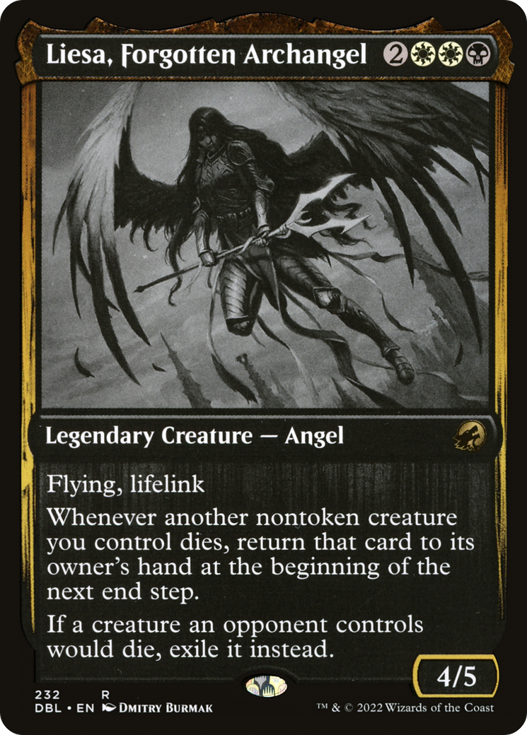 Liesa, Forgotten Archangel (DBL-232) - Innistrad: Double Feature Foil - Premium MTG Single from Wizards of the Coast - Just $23.94! Shop now at Game Crave Tournament Store