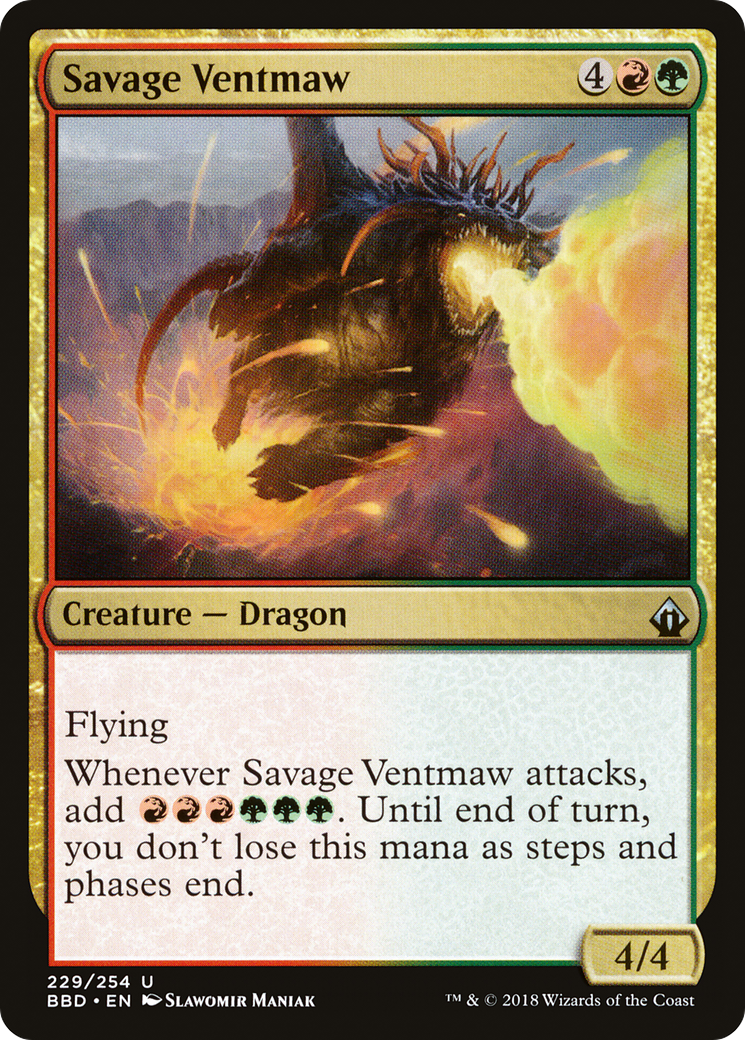 Savage Ventmaw (BBD-229) - Battlebond Foil - Premium MTG Single from Wizards of the Coast - Just $1.93! Shop now at Game Crave Tournament Store