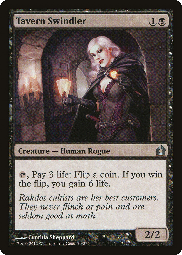 Tavern Swindler (RTR-079) - Return to Ravnica - Premium MTG Single from Wizards of the Coast - Just $0.08! Shop now at Game Crave Tournament Store