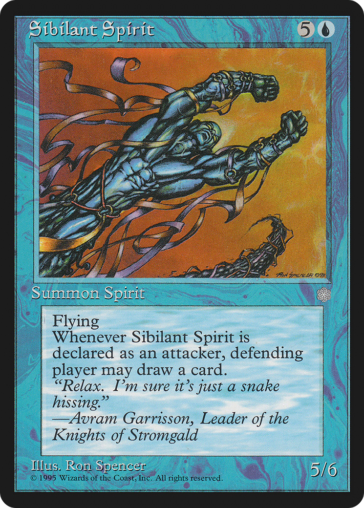 Sibilant Spirit (ICE-097) - Ice Age - Premium MTG Single from Wizards of the Coast - Just $0.36! Shop now at Game Crave Tournament Store