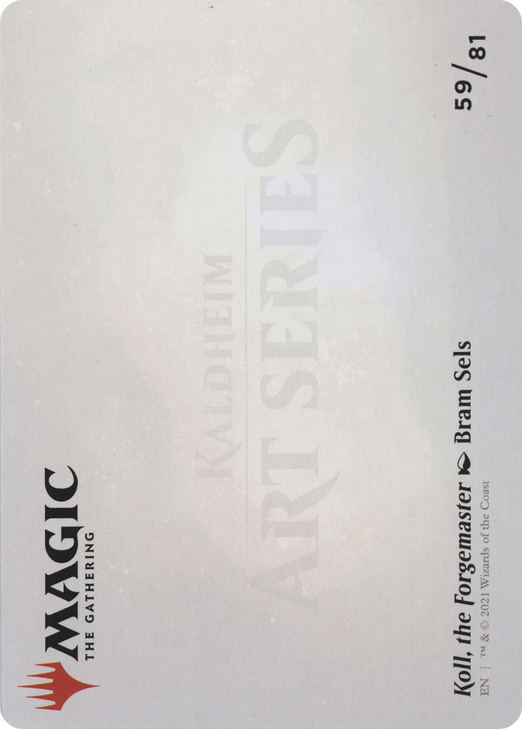Koll, the Forgemaster // Koll, the Forgemaster (AKHM-059) - Kaldheim Art Series (Borderless) Foil - Premium MTG Single from Wizards of the Coast - Just $0! Shop now at Game Crave Tournament Store