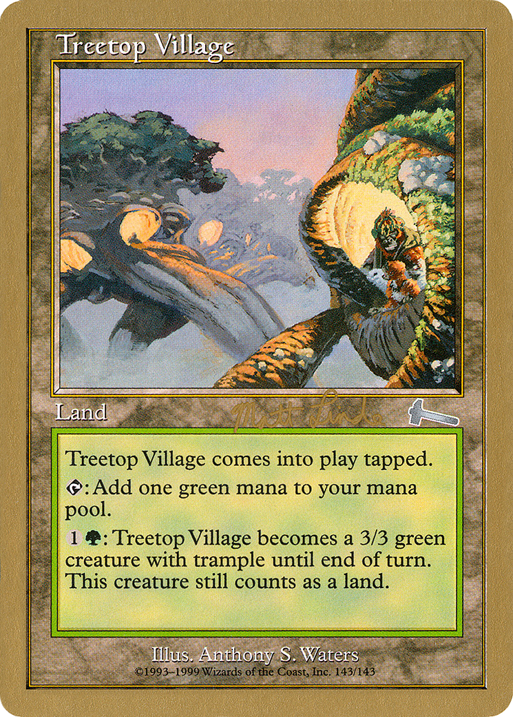 Treetop Village (WC99-ML143) - World Championship Decks 1999 - Premium MTG Single from Wizards of the Coast - Just $0.23! Shop now at Game Crave Tournament Store