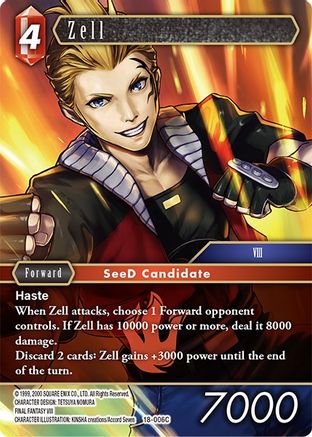 Zell (RESURGENCE OF POWER) - Premium Final Fantasy Single from Resurgence of Power - Just $0.25! Shop now at Game Crave Tournament Store