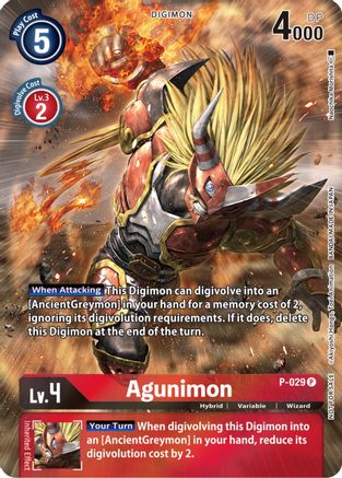 Agunimon - P-029 (2nd Anniversary Frontier Card) (P-029) - Digimon Promotion Cards Foil - Premium Digimon Single from Bandai - Just $1.73! Shop now at Game Crave Tournament Store