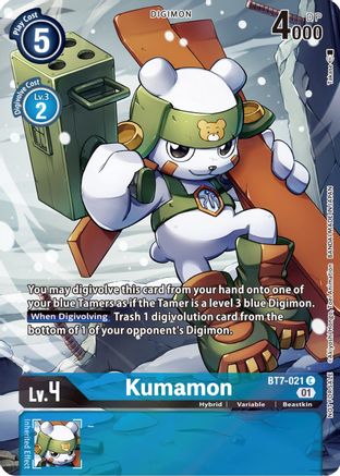 Kumamon (2nd Anniversary Frontier Card) (BT7-021) - Next Adventure Foil - Premium Digimon Single from Bandai - Just $0.32! Shop now at Game Crave Tournament Store