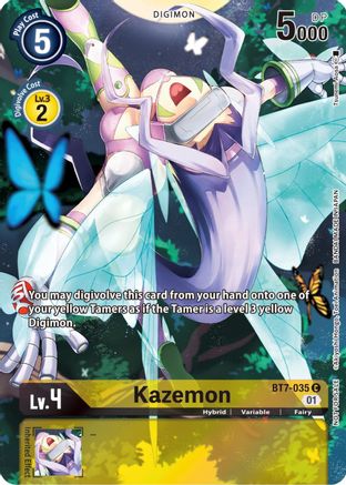 Kazemon (2nd Anniversary Frontier Card) (BT7-035) - Next Adventure Foil - Premium Digimon Single from Bandai - Just $0.32! Shop now at Game Crave Tournament Store