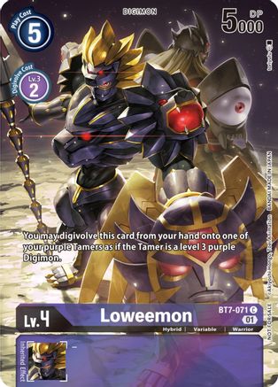 Loweemon (2nd Anniversary Frontier Card) (BT7-071) - Next Adventure Foil - Premium Digimon Single from Bandai - Just $0.51! Shop now at Game Crave Tournament Store