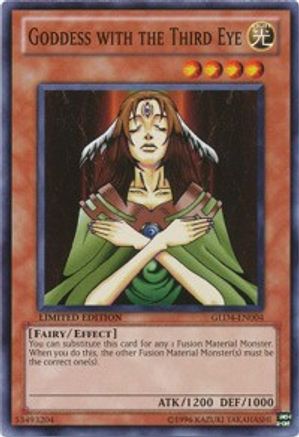Goddess with the Third Eye (GLD4-EN004) - Gold Series 4: Pyramids Edition Limited - Premium Yugioh Single from Konami - Just $0.45! Shop now at Game Crave Tournament Store