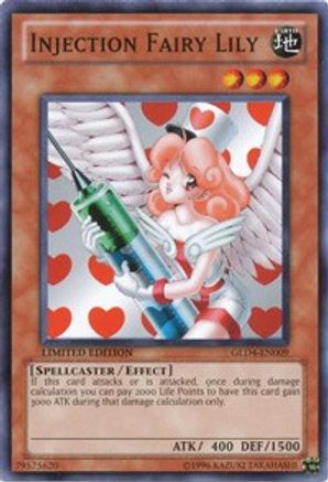 Injection Fairy Lily (GLD4-EN009) - Gold Series 4: Pyramids Edition Limited - Premium Yugioh Single from Konami - Just $0.58! Shop now at Game Crave Tournament Store