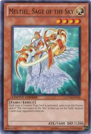 Meltiel, Sage of the Sky (GLD4-EN016) - Gold Series 4: Pyramids Edition Limited - Premium Yugioh Single from Konami - Just $0.62! Shop now at Game Crave Tournament Store