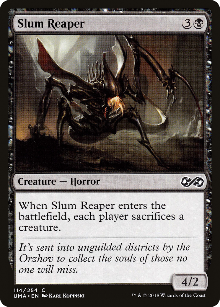 Slum Reaper (UMA-114) - Ultimate Masters - Premium MTG Single from Wizards of the Coast - Just $0.08! Shop now at Game Crave Tournament Store