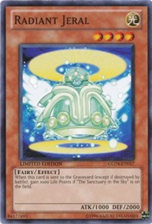 Radiant Jeral (GLD4-EN017) - Gold Series 4: Pyramids Edition Limited - Premium Yugioh Single from Konami - Just $0.25! Shop now at Game Crave Tournament Store