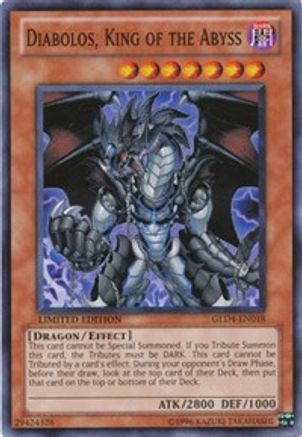 Diabolos, King of the Abyss (GLD4-EN018) - Gold Series 4: Pyramids Edition Limited - Premium Yugioh Single from Konami - Just $0.25! Shop now at Game Crave Tournament Store