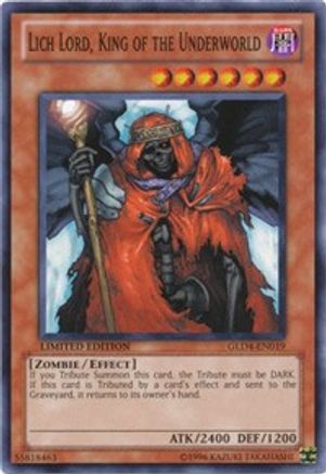 Lich Lord, King of the Underworld (GLD4-EN019) - Gold Series 4: Pyramids Edition Limited - Premium Yugioh Single from Konami - Just $0.25! Shop now at Game Crave Tournament Store