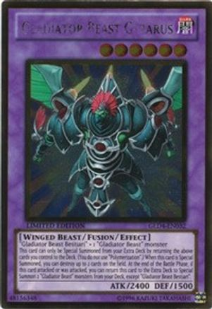 Gladiator Beast Gyzarus (GLD4-EN032) - Gold Series 4: Pyramids Edition Limited - Premium Yugioh Single from Konami - Just $1! Shop now at Game Crave Tournament Store