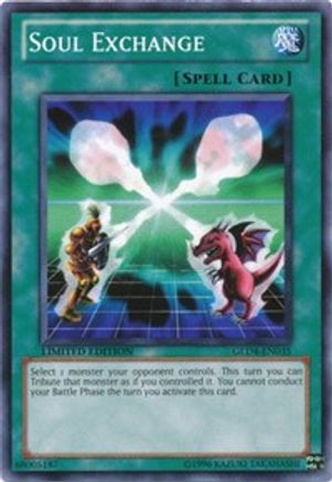 Soul Exchange (GLD4-EN035) - Gold Series 4: Pyramids Edition Limited - Premium Yugioh Single from Konami - Just $0.27! Shop now at Game Crave Tournament Store