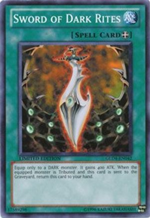 Sword of Dark Rites (GLD4-EN042) - Gold Series 4: Pyramids Edition Limited - Premium Yugioh Single from Konami - Just $0.34! Shop now at Game Crave Tournament Store