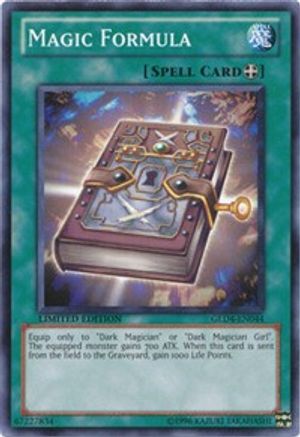 Magic Formula (GLD4-EN044) - Gold Series 4: Pyramids Edition Limited - Premium Yugioh Single from Konami - Just $0.37! Shop now at Game Crave Tournament Store