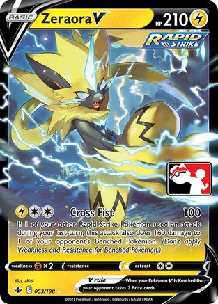 Zeraora V 53 - Prize Pack Series Cards Holofoil - Premium Pokemon Single from Nintendo - Just $6.18! Shop now at Game Crave Tournament Store