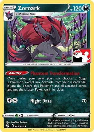 Zoroark 103 - Prize Pack Series Cards - Premium Pokemon Single from Nintendo - Just $1.42! Shop now at Game Crave Tournament Store