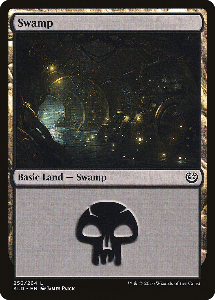 Swamp (KLD-256) - Kaladesh Foil - Premium MTG Single from Wizards of the Coast - Just $0.08! Shop now at Game Crave Tournament Store